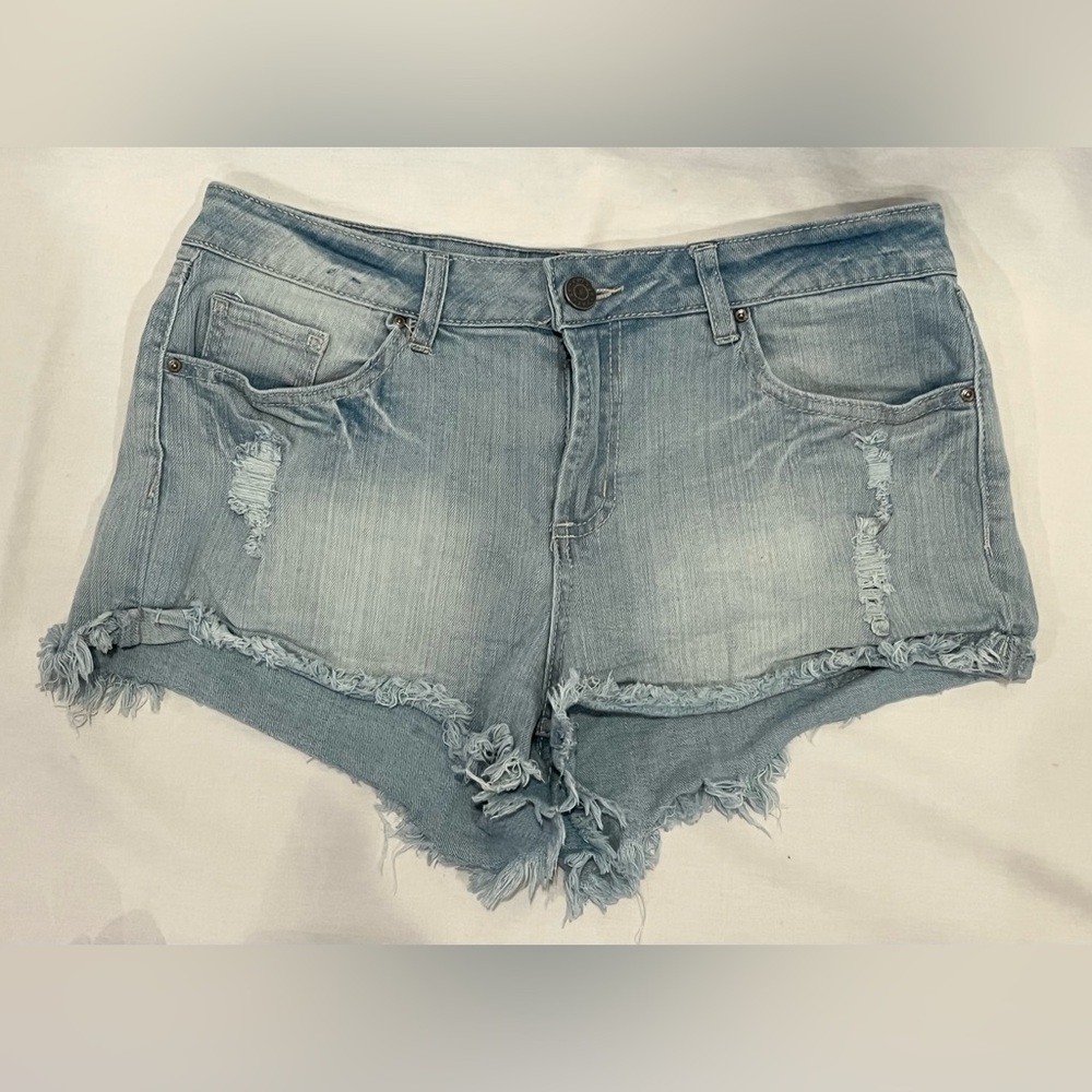 Distressed Refuge Jean Shorts
